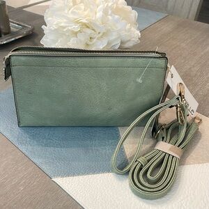 Isabelle Vegan (peta approved) clutch/crossbody bag